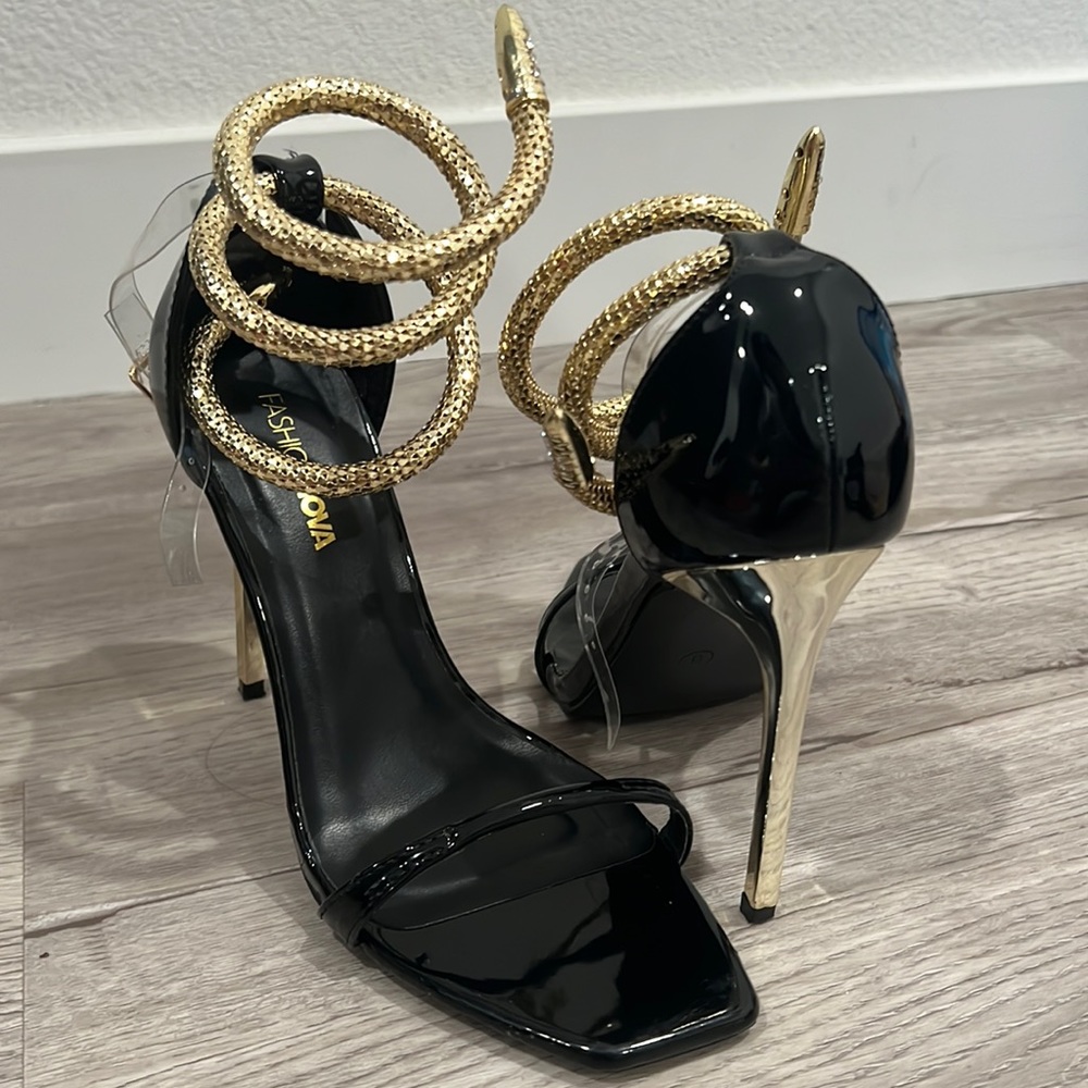 Black heels